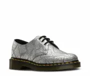Dr Martens 3 Hole 1461 Silver Metallic Snake Vegan 23732040