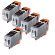 5 BLACK Replacement Ink + chip for PGI-5BK MP830 MX850 iP4500 iP4300