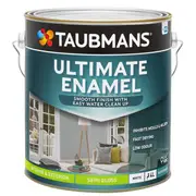 Taubmans 4L White Semi Gloss Ultimate Enamel