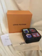 New LOUIS VUITTON Damier Graphite CAMILLE BOX ALPES, PATCHES, LARGE
