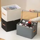 Waterproof 12 Grids Shoes Storage Box Clothes Jeans Storage Box Home Closet