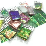 HARELINE FLASHBACK - Fly Tying Pearl Sheets Nymph Wing Cases Scud Crab & Shrimp