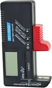 STOBAZA Battery Level Detector Battery Tester Battery Capacity Voltage Tester Battery Indicator Tool Testing Tool Battery Measuring Tool Battery Monitor Battery Meter Plastic Black