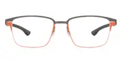 Ic! Berlin IC5028-D Kenny Graphite-Flame Valley Men's Glasses Grey Size 53 - Private Health Rebate - Blue Light Block Available