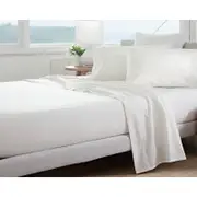 Jason Commercial Super King Crisp Flat Sheet 300x330cm - White