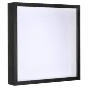 10x10 Shadow Box Frame Wood Dried Flower Photo Frame Floating Photo Frame Black