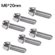 Stem Bolts Stem Screws High Strength MTB Screws Set 20mm Spare 6pcs Cycle