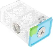 BESPORTBLE Jumping Spider Enclosure Micro Transparent Reptile Habitat for Small Reptiles Indoor Use Easy to Clean Reusable Breeding Box Practical Spider Cage for Pet Owners