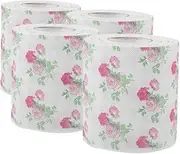 VALICLUD Rolls of Patterned Toilet Paper Vibrant Colors Soft Absorbent for Bathroom Decor Cleaning