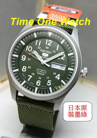 實體店面日系_SEIKO_精工錶_盾牌5號帆布帶機械錶SNZG09J1_SNZG15J1_SNZG11J1_SNK805