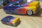 1997 First Large Scale Hot Wheels! Legendary '49 Merc 2 Car Set 1/24th & 1/64th