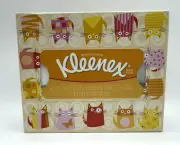 Kleenex Tissues Tabby Kitty Cat Decorative 65 Sheets Travel Desktop Box 2008