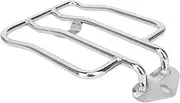 Racks Motorbikes Motorcycle Fender Luggage Rack Support Shelf Solo Seat Fit for Harley Sportster Iron XL 883 1200 2004-2021 Rear Luggage Rack(Chrome)
