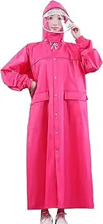 [YEDECOR] Adult Rain Poncho with Hood, Lightweight Reusable Rain Coat Waterproof Rain Gear for Men Women Camping, Hiking, Travel, Outdoors,B-XL