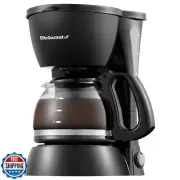 Elite Gourmet EHC4128 Automatic 4-Cup Brew and Drip Coffee Maker with Pause N