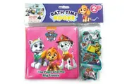 Nick Paw Patrol Girls Kids/Children Bath Time Books w/ Figures/Eva Bag 3y+