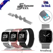 Magnetic Stainless Steel Loop For Fitbit Versa 2 Milanese Watch Wristband Strap