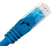 Hypertec 2m RJ45-RJ45 Cat6A 4 Pair PVC Unshielded Patch Lead Blue