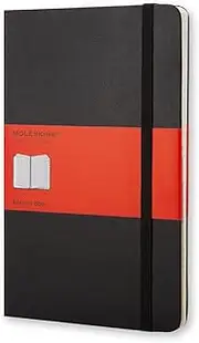 Moleskine Classic Hard Cover Notebook - Address Book - Large - Black, (QP064)