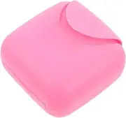 ORFOFE Travel-sized Period Cup Holder Small Items Carrier Key Organizer Container Compact Plastic Storage Box