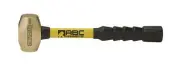 ABC Hammers ABC3BFB Brass Hammer with 12" Fiberglass Handle, 3-Pound