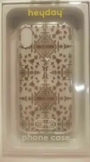 Heyday Iphone X Gold geometric Iphone case *New*