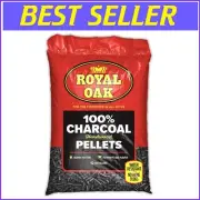 Natural Hardwood Charcoal Grilling Pellets - Additive-Free for True BBQ Taste