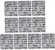 HOUDERCO 10Sheets Adhesive Vinyl Alphabet Number Stickers for Mailbox Door Crafts Durable Skin Friendly Decorative Labels for Address Signage