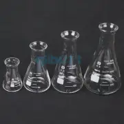 50/100/150/250/300/500/1000ml Bell Mouth Boro Glass Conical Erlenmeyer Flask