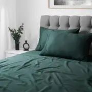 Sheraton Single 1000 TC Cotton Rich Bed Sheet Set Teal