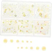 PAMINGONO DIY Rhinestone Nail Art Charms Flatback Ornaments for Manicure Craft Phone Decoration Durable Nail Decors for Creative DIY Projects