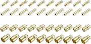 uxcell 20 Pairs Banana Plugs Connector 3mm/8mm Male Female Banana Plug for Speaker Wire RC Battery ESC Motor