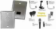 Astatic WM625S Wall Mounted Omnidirectional Dynamic Microphone with Black