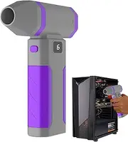 Compressed Air Duster - 100000RPM 5 Gear Adjustable Compressed Air Duster | 100000rpm Cordless Turbo Fan Portable Brushless Cleaning Accessories for House Men Women