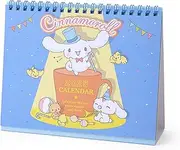 Sanrio 451355 Ring Calendar 2025 Cinnamoroll Tabletop with Schedule Sticker