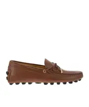 Tod's Gommino Macro Almond-Toe Loafers 36,36.5 Brown