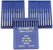 B-27 DCX27MY 1023 Industrial Serger Overlock Machine Needles 30 Pack (Singer Siz