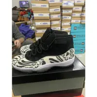 在飛比找蝦皮購物優惠-Top 新款 Air Jordan 11 復古高幫黑豹紋 A