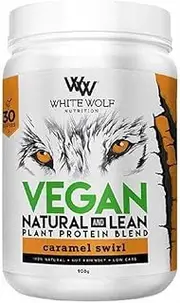 White Wolf Lean Vegan Protein 900g - Caramel Swirl
