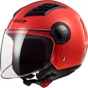 LS2 OF562 Airflow, open face helmet , color: Red , size: XXS