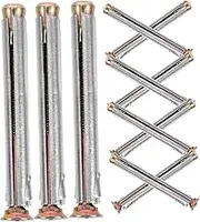 KICHOUSE 16pcs Cross Countersunk Expansion Screws Expansion Screw Bolt Countersunk Screws Fixing Bolts for Door and Window Mounting Wall Fixing Anchors