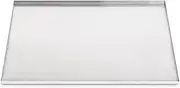 Pinnacle Systems (Galvanized, 23" L X 16.75" W X 1") Metal Replacement Dog Crate Pan Chew Proof Crack Proof Pet Kennel Tray Central Dog Crate Pan Pet Supplies