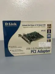 DLink DFB-A5 Rev.A1 3-Port Firewire, 2-Port USB 2.0 PCI Adapter for Apple and PC