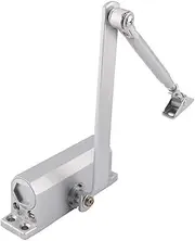 Hydraulic Door Closer, Automatic Adjustable Hydraulic Door Closer with Mounting Plate for House and Apartment Doors, Door Width 600-1200 mm, Door Weight 25-35 kg