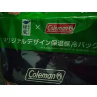 在飛比找蝦皮購物優惠-日本限定可口可樂聯名Coleman圖案保冷托特包深藍色