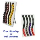 Coffee Capsule Holder Wall mounted or free stand, Nespresso Caps size 40 pc pods