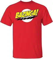 [VidiAmazing] Cool Maglietta Bazinga Funny Big Bang Theory Green Lantern Serie Tv T-Shirt