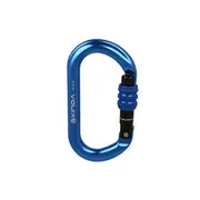 XD8122N Climbing Super Strength Steel Screw Main Lock Protection Climbing Hiking Carabiner BLUE COLOR