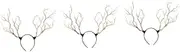 [FRCOLOR] 3 Pcs Witch Horn Headband Gothic Headwear Boys and Girls Hairwear Halloween Accessory