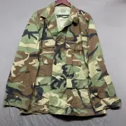 U.S. Army Airborne Ranger Woodland Hot Weather Combat Coat Large Regular AARL